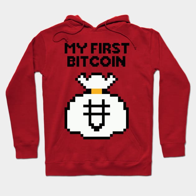My First Bitcoin - Alex 2 Hoodie by gastaocared